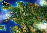 une photo d'Ã©cran de Chrono Cross sur Sony Playstation
